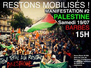 Le PS veut criminaliser le soutien des quartiers à la Palestine